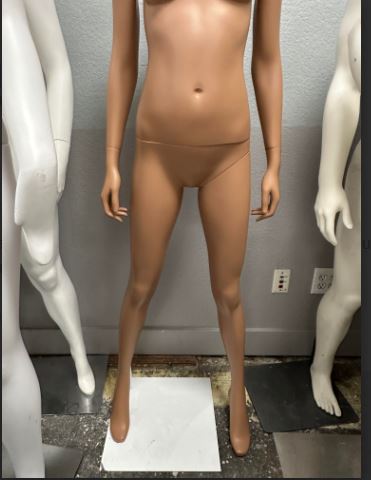 Used Female Headless Mannequins #2- Tan