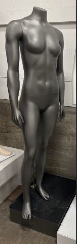 Used headless female mannequin - Silver