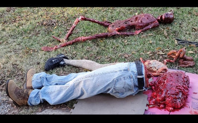 Male Mannequin Parts Bundle for Halloween Displays - Used heads, arms, torsos and legs