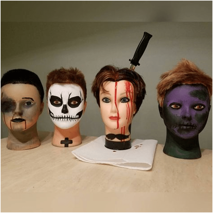 Female Mannequin Parts Bundle for Halloween Displays - Used heads, arms, torso and legs