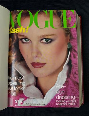 Vintage 1980 July -Sept Vogue Magazine Collection Bound Hardcover book