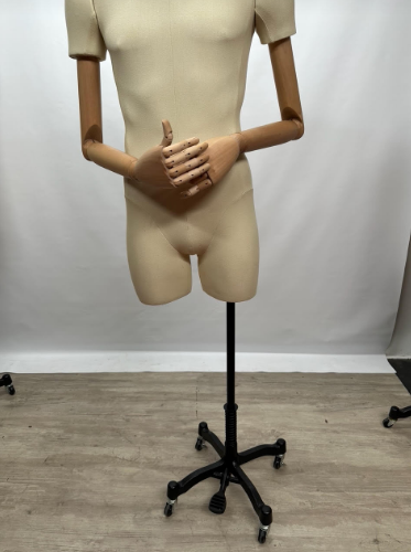 Used Male Mannequin Dress Form with Bendable Arms