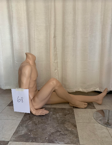 Used Reclining Male Mannequin by John Nissan  #68