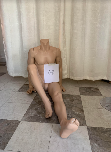 Used Reclining Male Mannequin by John Nissan  #68
