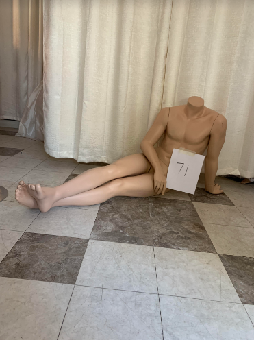 Used Reclining Male Mannequin by John Nissan  #71