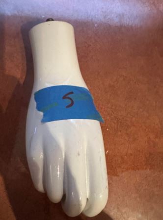 Used Female Schlappi Mannequin Hand  #S