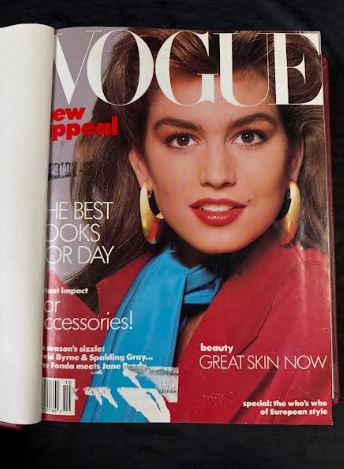Vintage 1986 (Oct-Dec)  Vogue Magazine Collection Bound Hardcover book