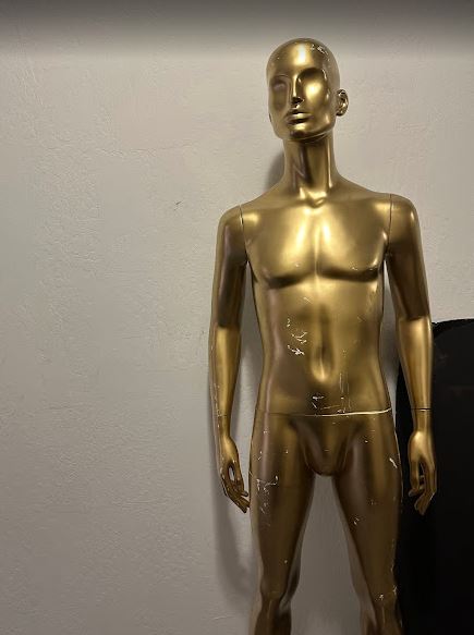 Used Male Gold Mannequin by Ralph Pucci