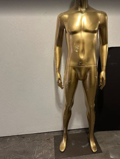 Used Male Gold Mannequin by Ralph Pucci