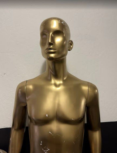 Used Male Gold Mannequin by Ralph Pucci