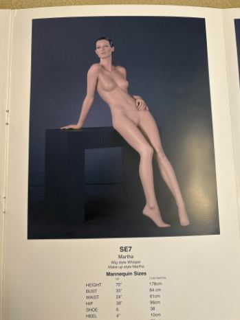 Used  Seated Female Rootstein Mannequins - #190