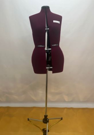 Used adjustable plus size female mannequin dress form