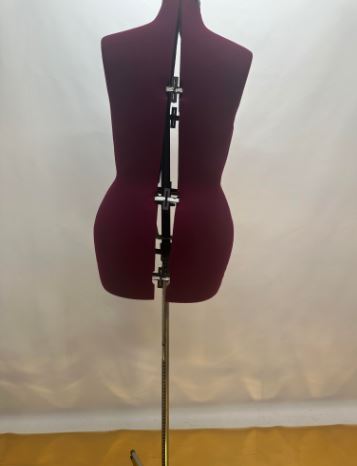 Used adjustable plus size female mannequin dress form