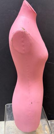 Used Seated Female Egghead Mannequin- Black
