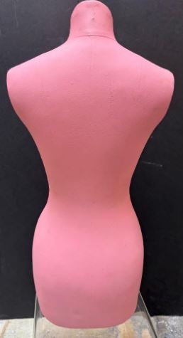 Used Seated Female Egghead Mannequin- Black