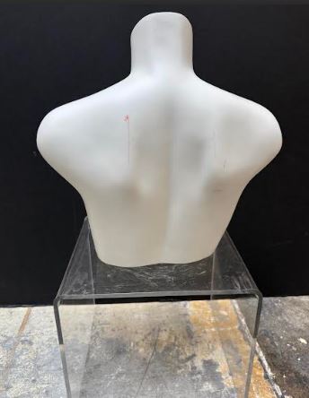 Used Female Mannequin Torso Retro Style - WHITE