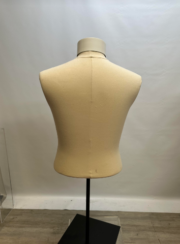 Used Male Dress Form - Cream Colored Jersey
