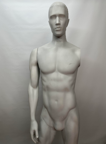 Used Male Mannequin with Abstract Head