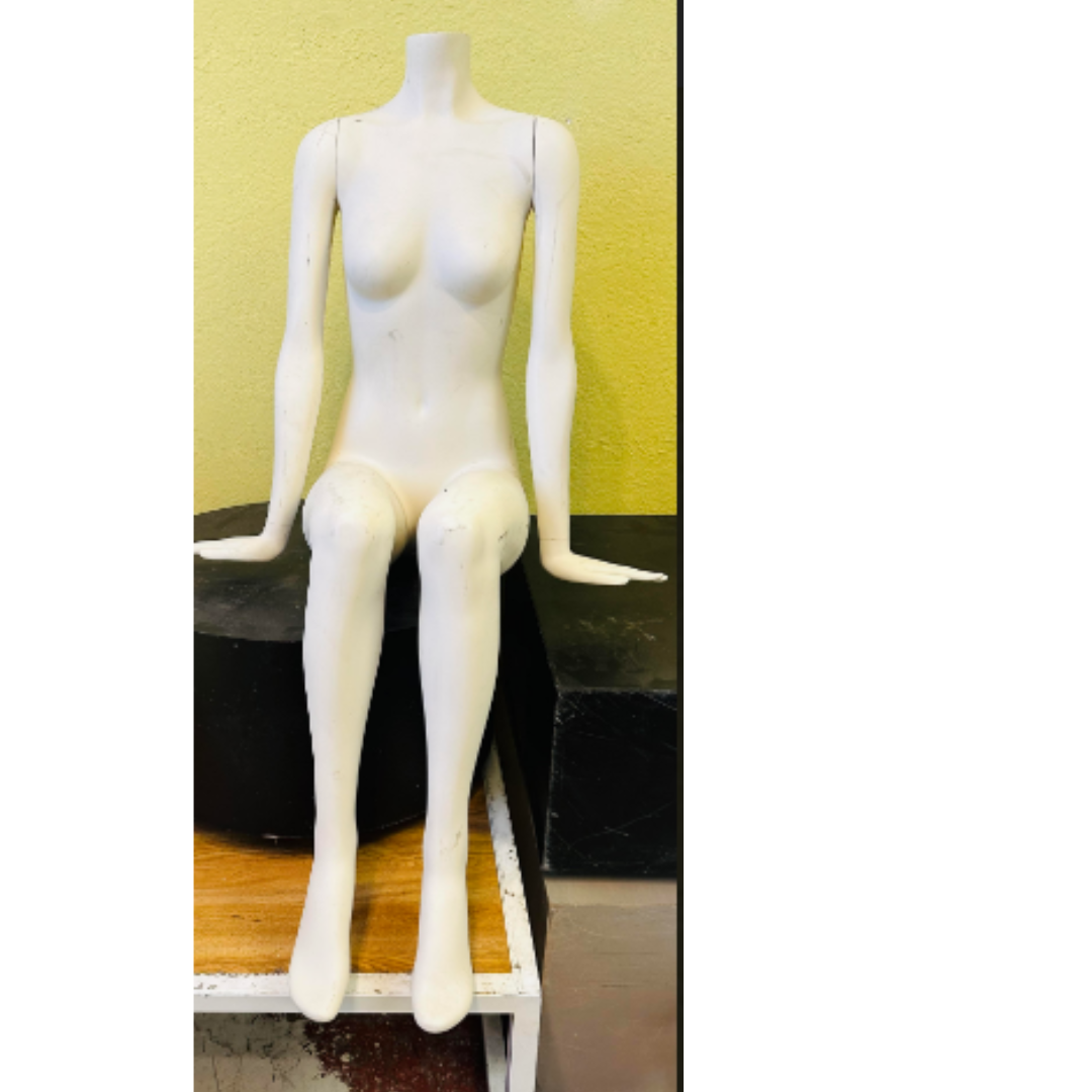 Used Seated Headless Female Mannequin #2