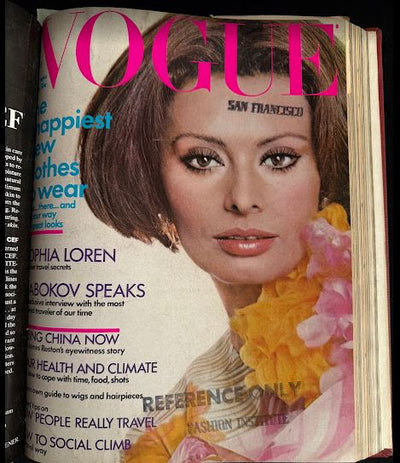 Vintage 1972 (Jan-June)  Vogue Magazine Collection Bound Hardcover Editions