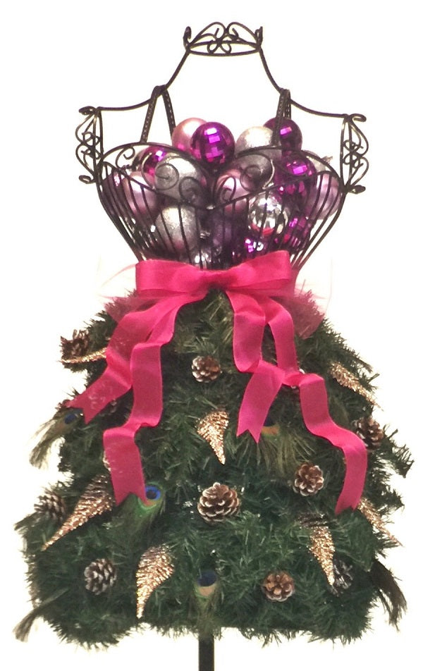 Vintage Style Dress Christmas Tree Digital Tutorial