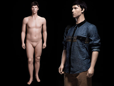 Kenneth: Big and Tall Realistic Mannequin with Bald Head