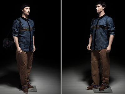 Kenneth: Big and Tall Realistic Mannequin with Bald Head