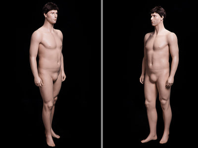 Kenneth: Big and Tall Realistic Mannequin with Bald Head
