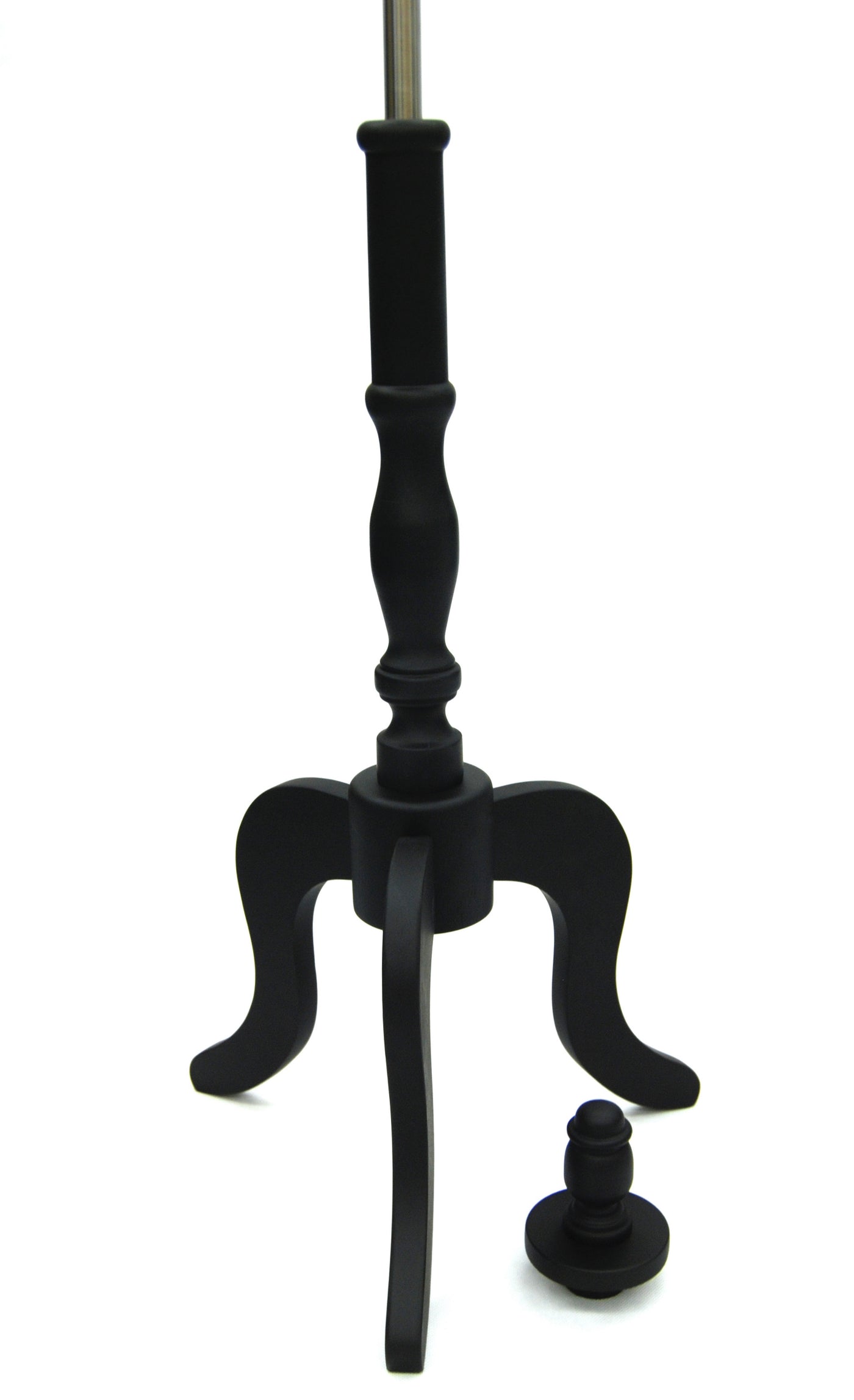Antique Style Wooden Tripod Stand: Black