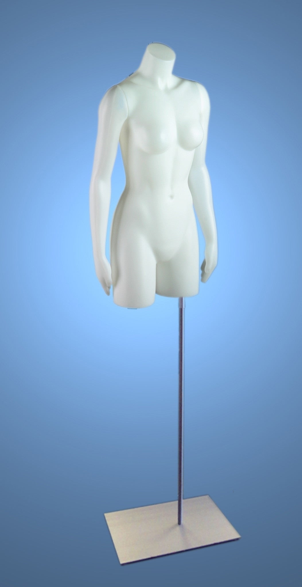 Female Half-Leg Torso on Stand with Magnetic Arms