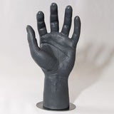 LEFT Male Hyper Realistic Mannequin Hand, Magnetic Bottom with Base