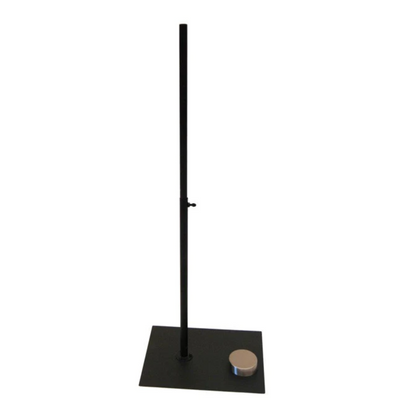 Dress Form Floor Stand: Black Metal Rectangular Base TALL