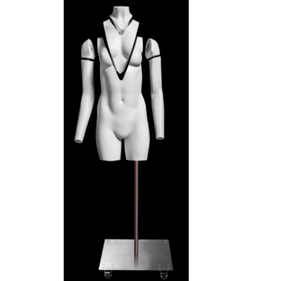 Female Half-leg Ghost Mannequin Torso (Deluxe Version)