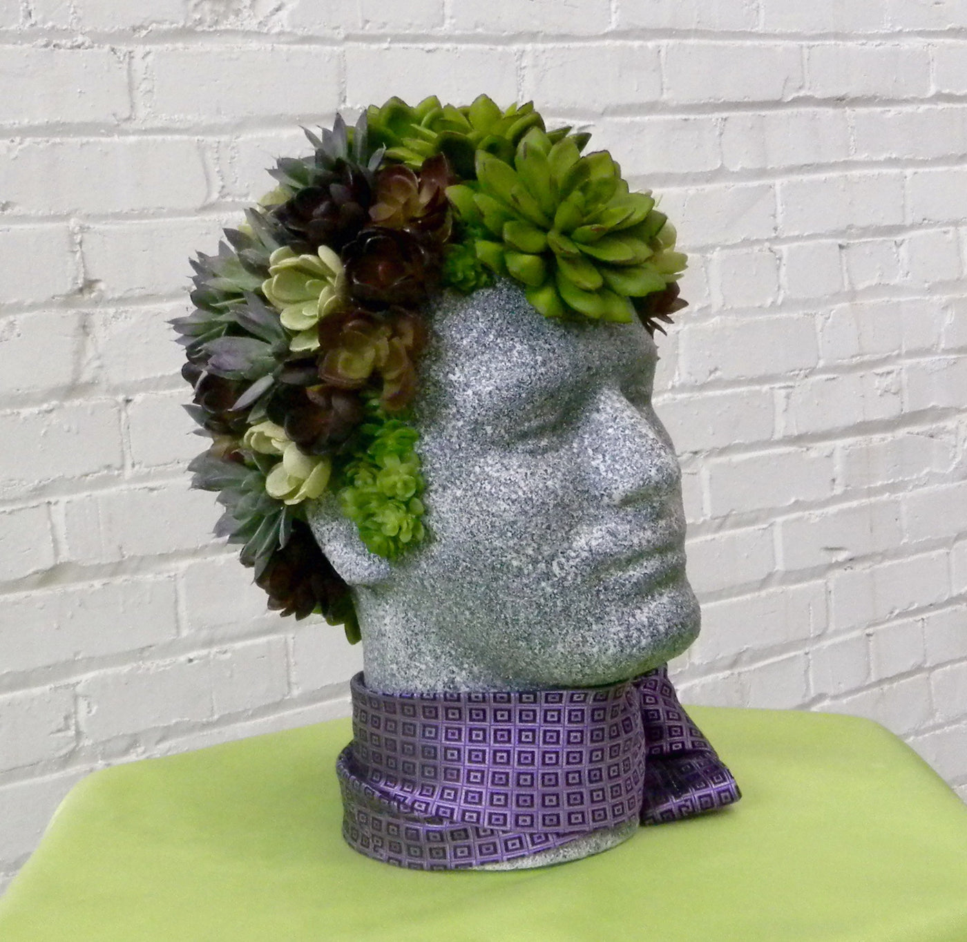 EBook Tutorial: Faux Succulent Mannequin Head Display