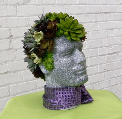EBook Tutorial: Faux Succulent Mannequin Head Display