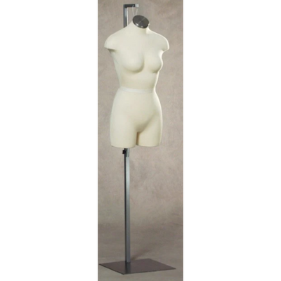 Hanging Half-leg Female Cloth Mannequin Torso: Size 8