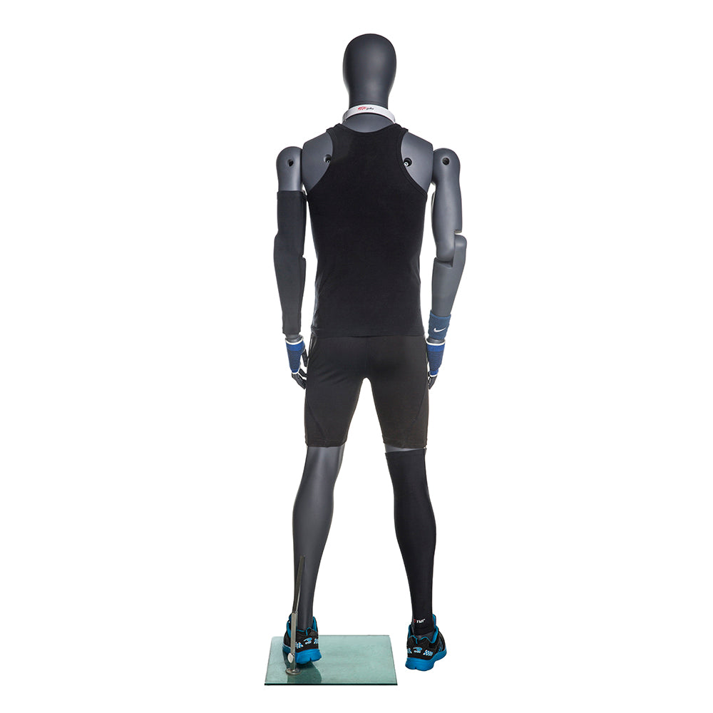 Armand: Articulated Egghead Male Mannequin in Black