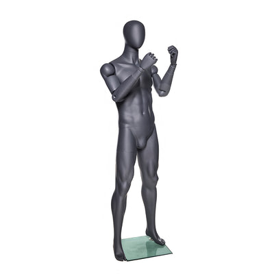 Armand: Articulated Egghead Male Mannequin in Black