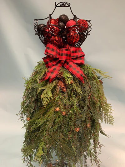 Vintage Style Dress Christmas Tree Digital Tutorial