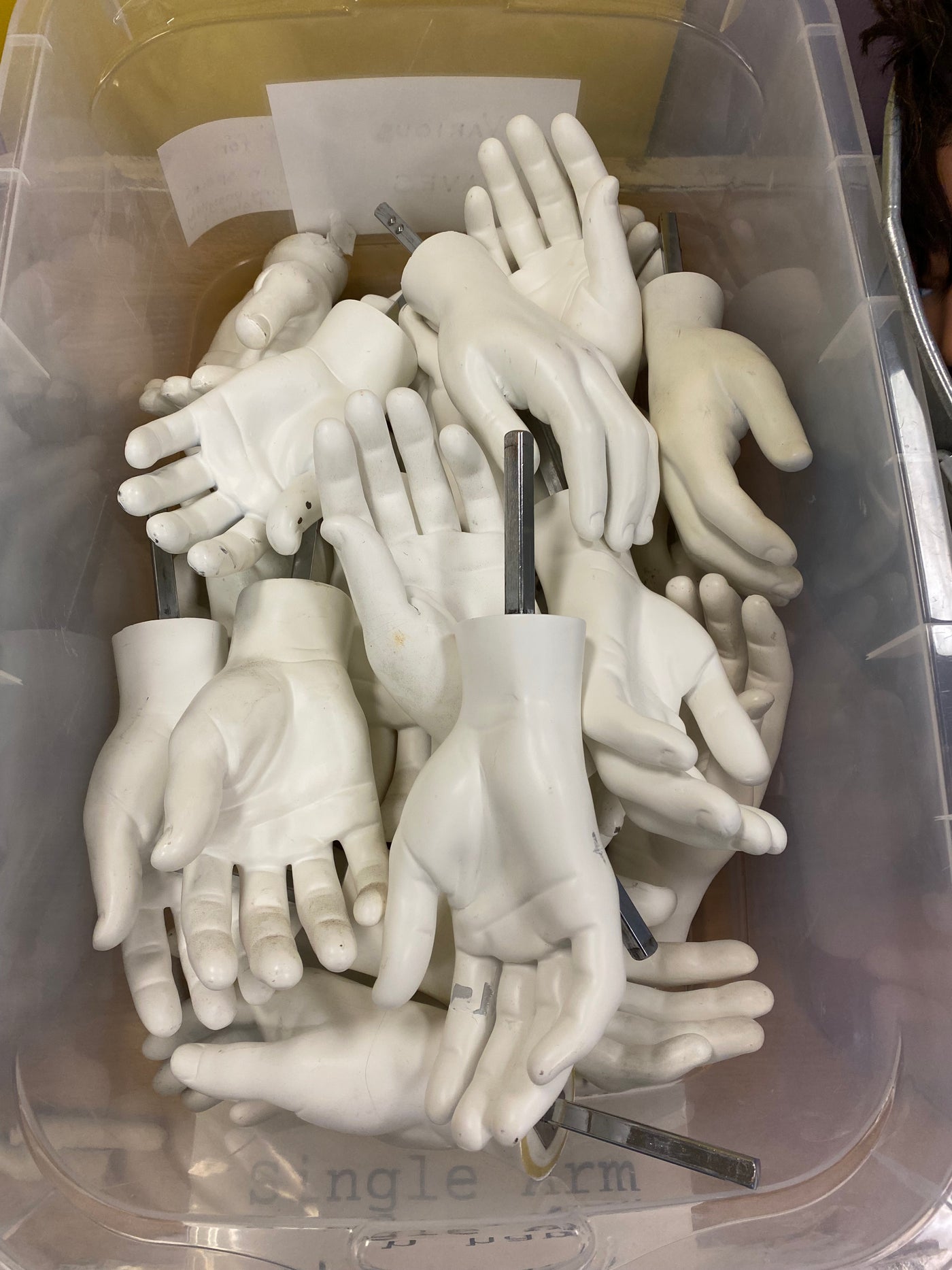 Used Mannequin Hands - Set of 4