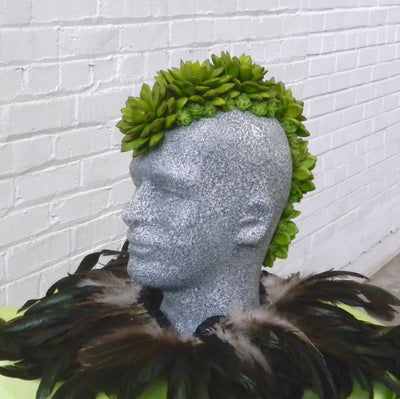 EBook Tutorial: Faux Succulent Mannequin Head Display