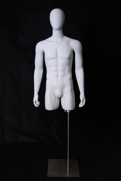 Egghead 3/4 Male Torso with Head and Arms