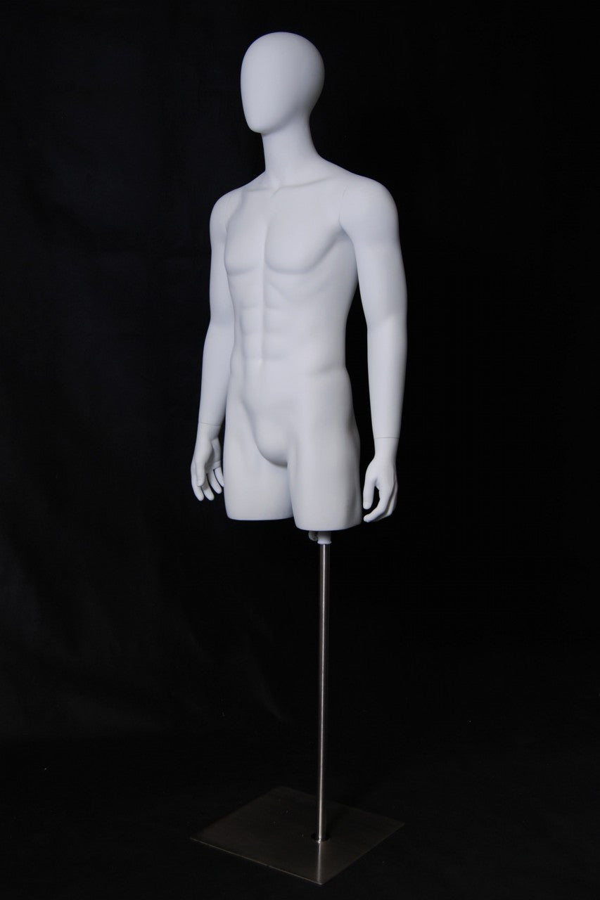 Egghead 3/4 Male Torso with Head and Arms