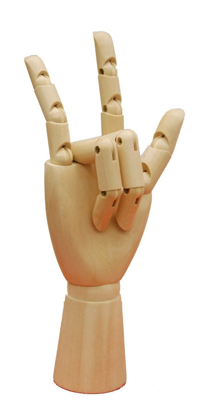 Wooden Articulated Hand - Male 