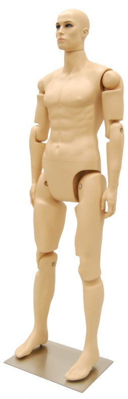 Articulated Wooden Male Hand – Mannequin Madness