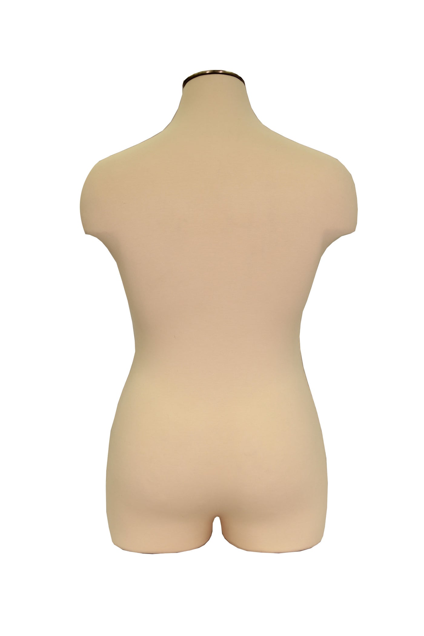 Plus-Size Female Dress Form: With Partial Leg and No Base
