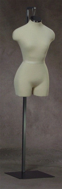 Hanging Half-leg Female Cloth Torso: Size 6