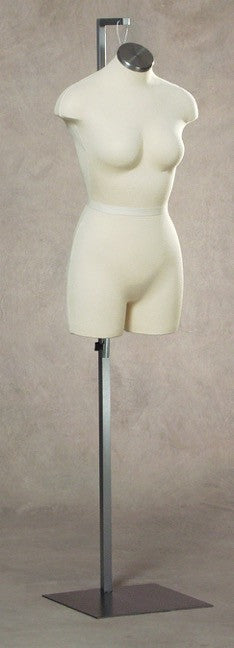 Hanging Half-leg Female Cloth Torso: Size 8