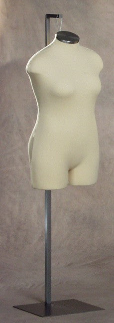 Plus Size Hanging Half-leg Female Cloth Torso: Size 16