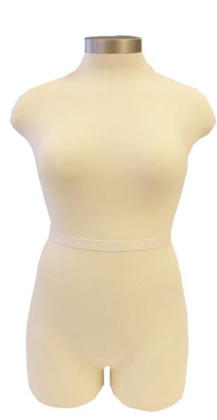 Hanging Half-leg Female Cloth Torso: Size 8